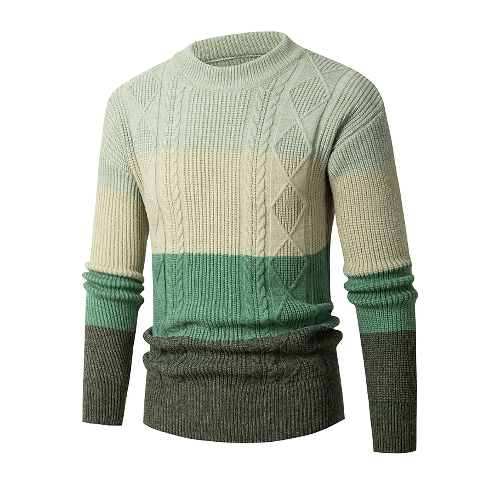 Men Knitted Wool Pullover Loose Color-Matching Long Sleeve Outdoor Sweater O-Neck Long-Sleeve Casual Autumn Streetwear Clothing
Men Knitted Wool Pullover Loose Color-Matching Long Sleeve Outdoor Sweater O-Neck Long-Sleeve Casual Autumn Streetwear Clothing