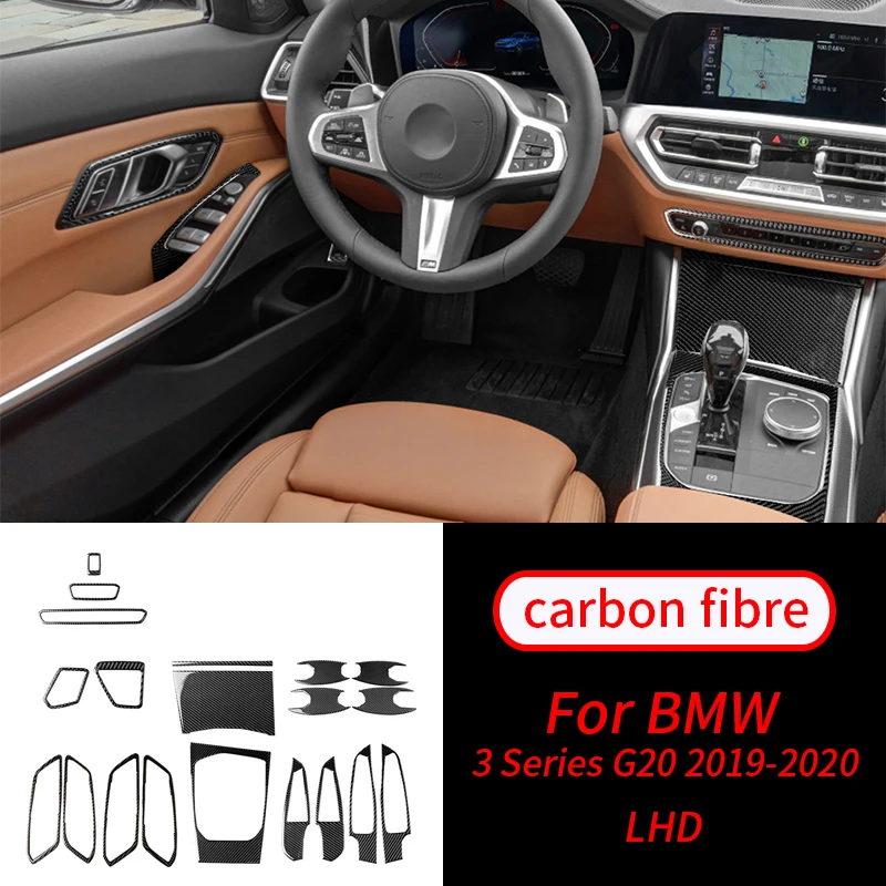 Decal Car Accessory Real Carbon Fiber For BMW 3 Series G20 G28 325li 330d 335 2019 2020 Inner Full Set Kits Decoration Cover
Decal Car Accessory Real Carbon Fiber For BMW 3 Series G20 G28 325li 330d 335 2019 2020 Inner Full Set Kits Decoration Cover