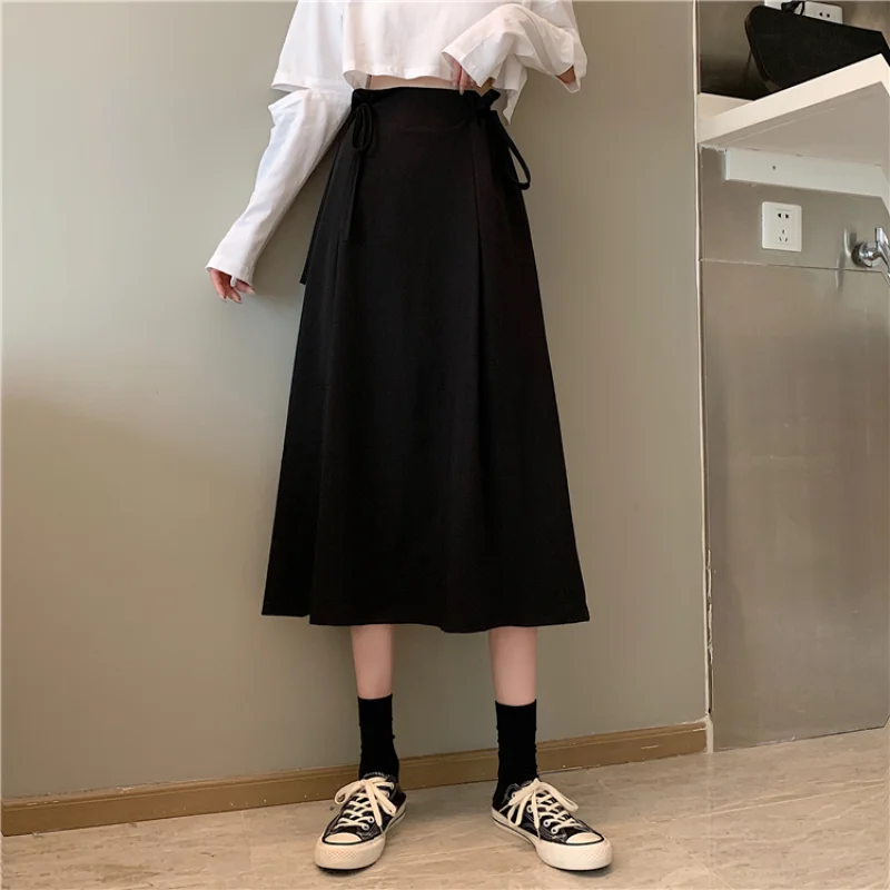 2023 Women's Autumn New Korean Version of The High-waisted Thin and Large-swing Mid-length Double-ear Lace-up Skirt
2023 Women's Autumn New Korean Version of The High-waisted Thin and Large-swing Mid-length Double-ear Lace-up Skirt