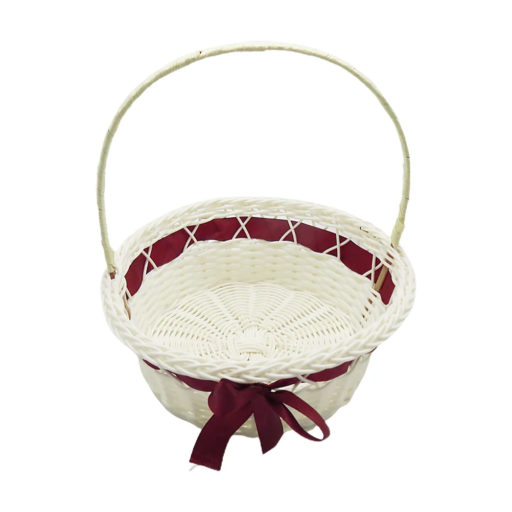 1Pc Handcraft Portable Creative Bridal Basket Storage Basket Flower Basket Flowerpot
1Pc Handcraft Portable Creative Bridal Basket Storage Basket Flower Basket Flowerpot