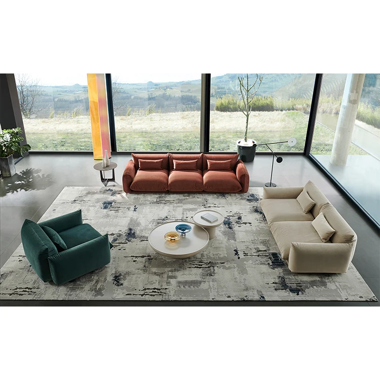 STEEL-LAND Living room household minimalist modern design white wood round coffee table
STEEL-LAND Living room household minimalist modern design white wood round coffee table