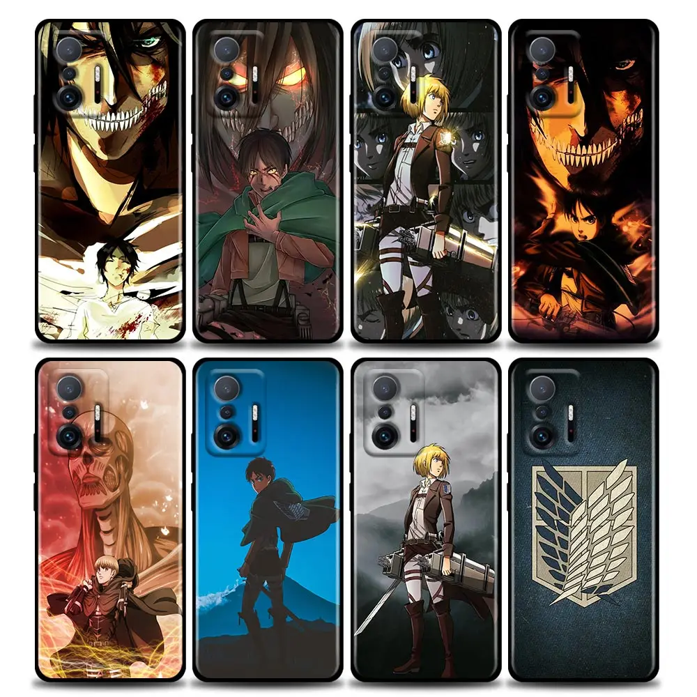 Anime Attack On Titan Phone Case for Xiaomi Mi 12 12X 11 Lite 11X 11T X3 X4 NFC M3 F3 GT M4 Pro Lite NE 5G Soft Silicone Case 
Anime Attack On Titan Phone Case for Xiaomi Mi 12 12X 11 Lite 11X 11T X3 X4 NFC M3 F3 GT M4 Pro Lite NE 5G Soft Silicone Case
