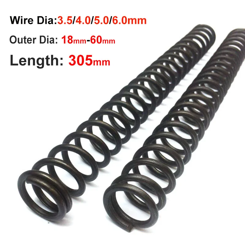 1PC Y-type Compression Spring Steel Pressure Spring Wire Length 305mm Wire Diameter3.5mm-6mm Outer Diameter18mm-60mm
1PC Y-type Compression Spring Steel Pressure Spring Wire Length 305mm Wire Diameter3.5mm-6mm Outer Diameter18mm-60mm
