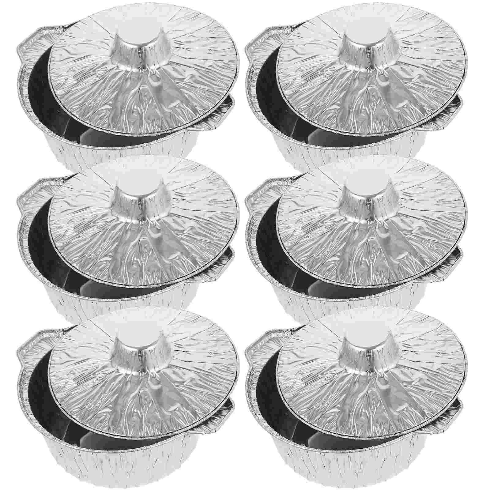 Aluminum Round Foil Pan 6Pcs Disposable Food Container Lid Pie Tin Tart Pan Plates Baking Foil Pan Tinfoil Camping Pot Prepping
Aluminum Round Foil Pan 6Pcs Disposable Food Container Lid Pie Tin Tart Pan Plates Baking Foil Pan Tinfoil Camping Pot Prepping