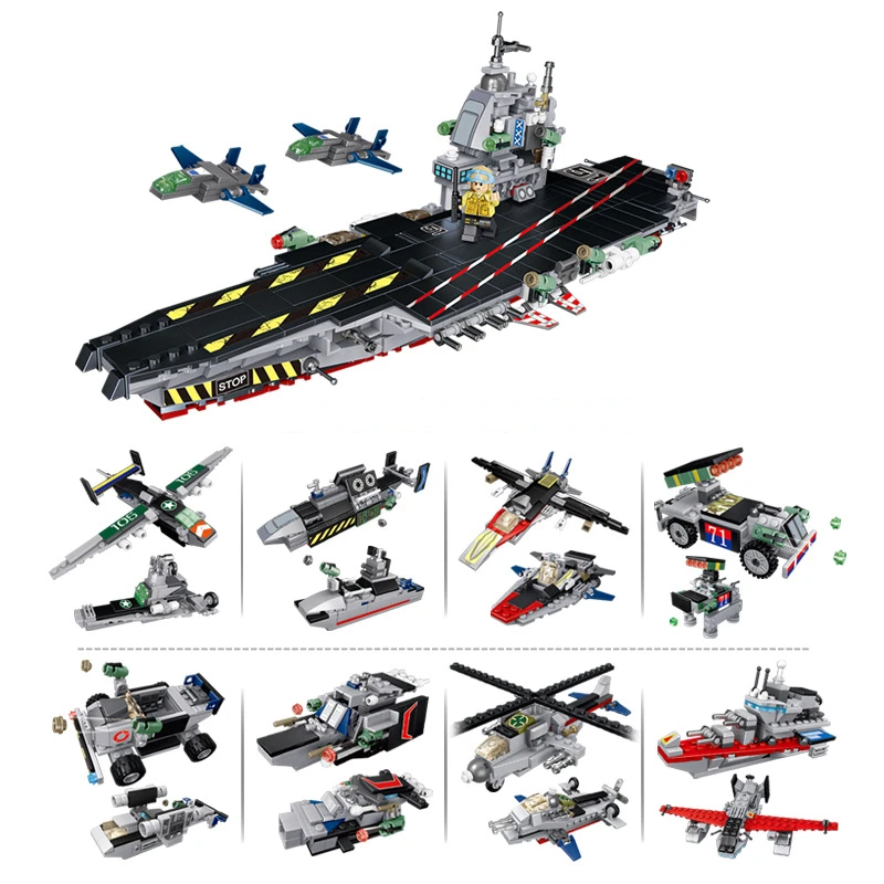 Сборный боевой корабль, самолет, танк, лодка, кирпичи, набор моделей MOC, подарки для детей, строительные блоки для мальчиков
Сборный боевой корабль, самолет, танк, лодка, кирпичи, набор моделей MOC, подарки для детей, строительные блоки для мальчиков