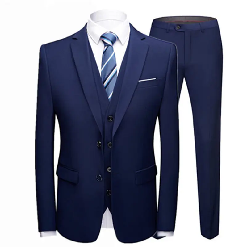 2022 Fashion Men's Casual Business Suit 3 Pieces Set / Male Two Button Blazers Trousers Pants Vest Waistcoat
2022 Fashion Men's Casual Business Suit 3 Pieces Set / Male Two Button Blazers Trousers Pants Vest Waistcoat
