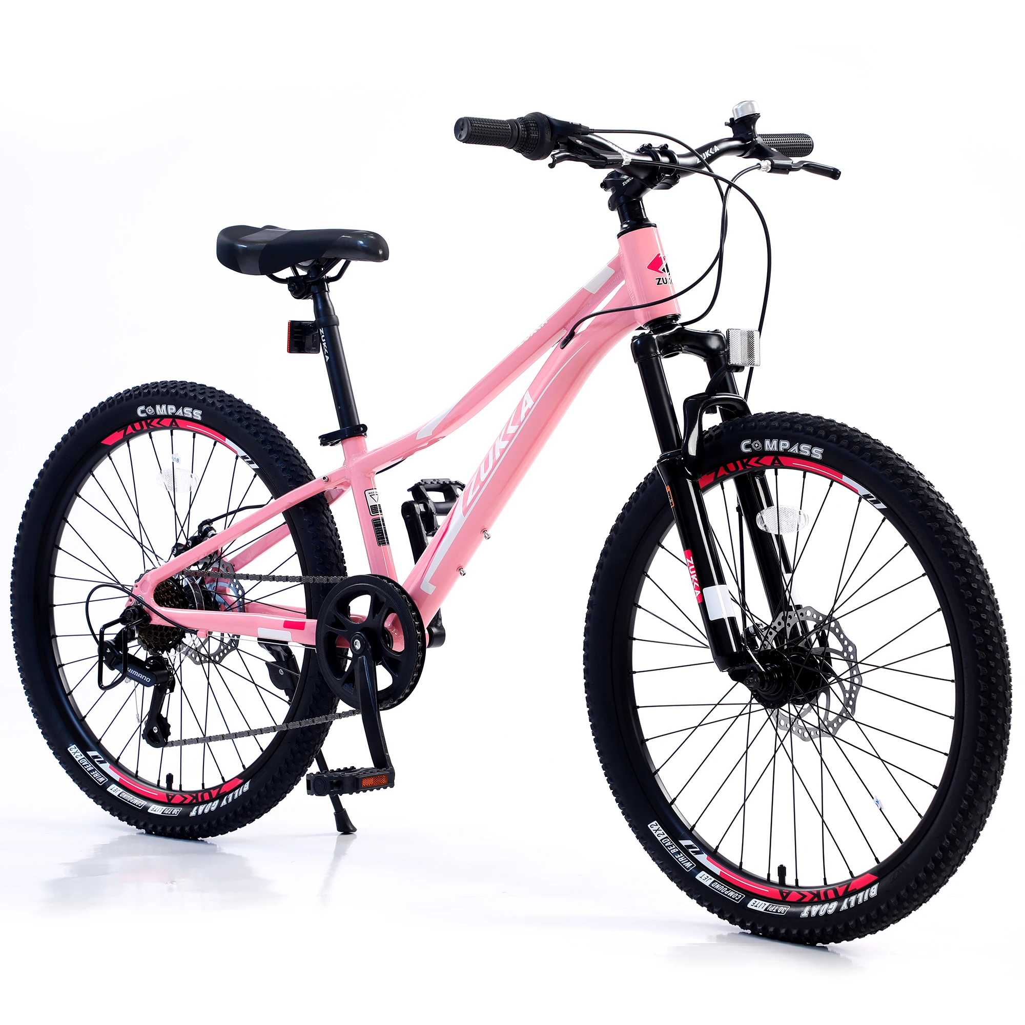 【US Shipping】24 inches Mountain Bike Aluminum Alloy Frame shimano 7 Speed Dual-Suspension Bicycle for Kids Students
【US Shipping】24 inches Mountain Bike Aluminum Alloy Frame shimano 7 Speed Dual-Suspension Bicycle for Kids Students