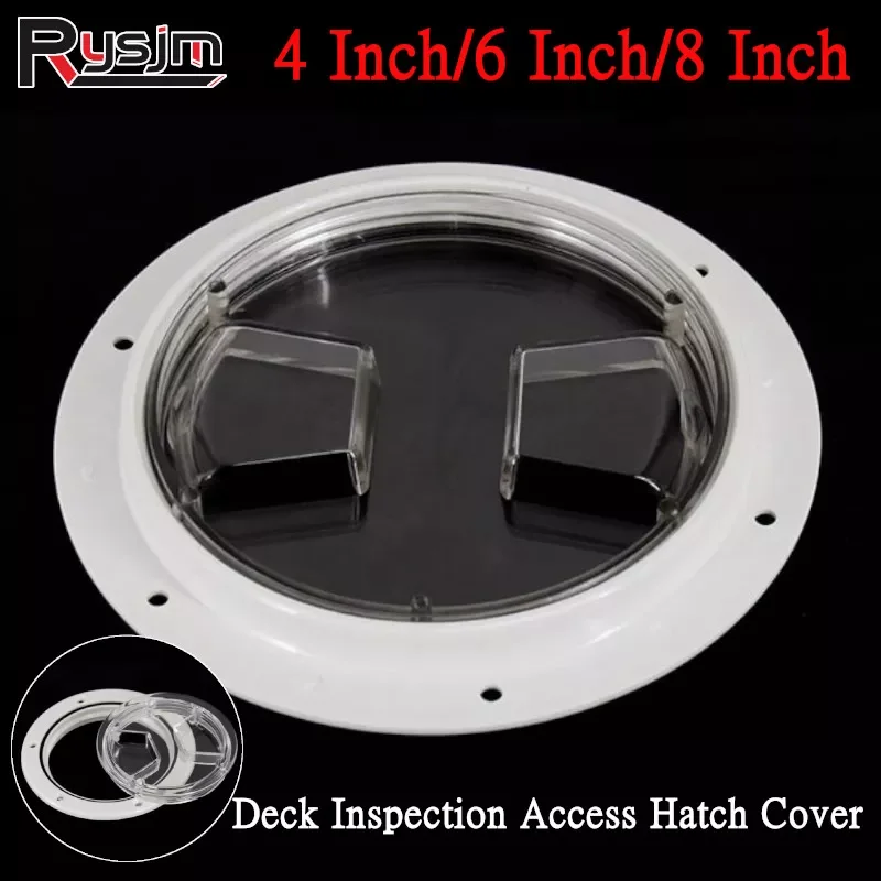 4 Inch 6 Inch ABS Access Hatch Round Inspection Hatch Cover for Marine Boat & RV Black/White/Transparent Anti-Corrosive
4 Inch 6 Inch ABS Access Hatch Round Inspection Hatch Cover for Marine Boat & RV Black/White/Transparent Anti-Corrosive