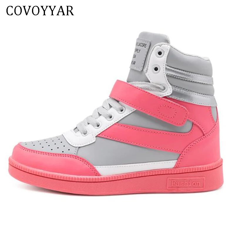 COVOYYAR 2022 Women Fashion Sneakers High Top Hook Loop Lace Up Platform Casual Shoes Hidden Wedge Heel Shoes Woman WSN205
COVOYYAR 2022 Women Fashion Sneakers High Top Hook Loop Lace Up Platform Casual Shoes Hidden Wedge Heel Shoes Woman WSN205