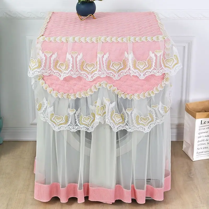 Hot Sale! Lace Fabric Sunscreen Washing Machine Cover Universal Little Swan Haier Washing Machine Cover Protection
Hot Sale! Lace Fabric Sunscreen Washing Machine Cover Universal Little Swan Haier Washing Machine Cover Protection