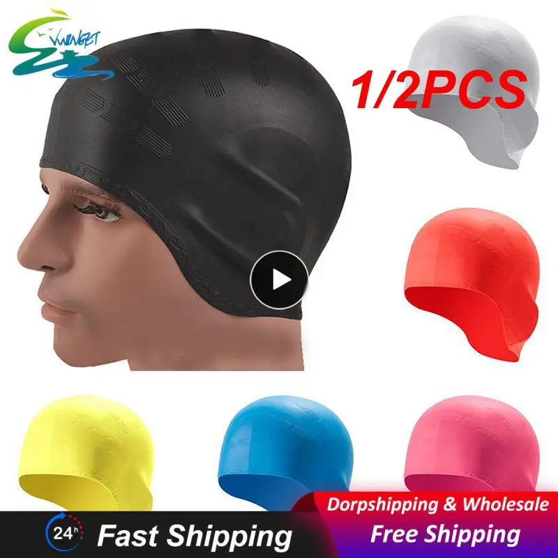 1/2 шт., силиконовые Шапки для плавания с длинными волосами
1/2 шт., силиконовые Шапки для плавания с длинными волосами