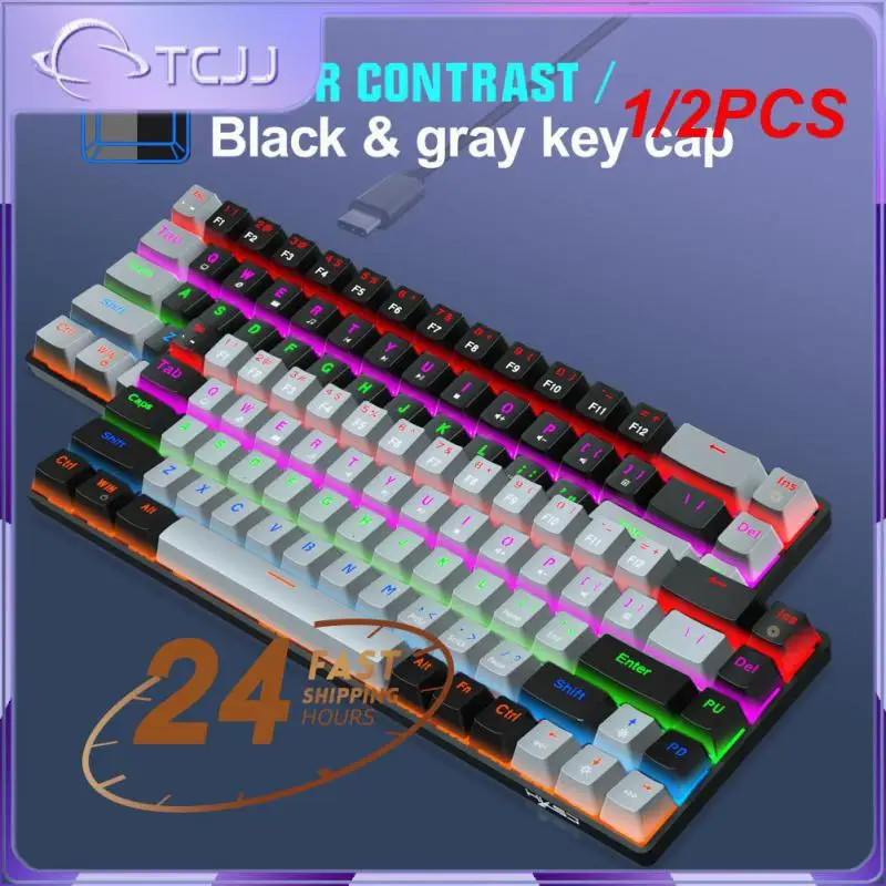 1/2 шт. Fizz K617 RGB USB мини Механическая игровая Проводная клавиатура красный переключатель 61 клавиша для геймера для компьютера ПК ноутбука съемный кабель
1/2 шт. Fizz K617 RGB USB мини Механическая игровая Проводная клавиатура красный переключатель 61 клавиша для геймера для компьютера ПК ноутбука съемный кабель