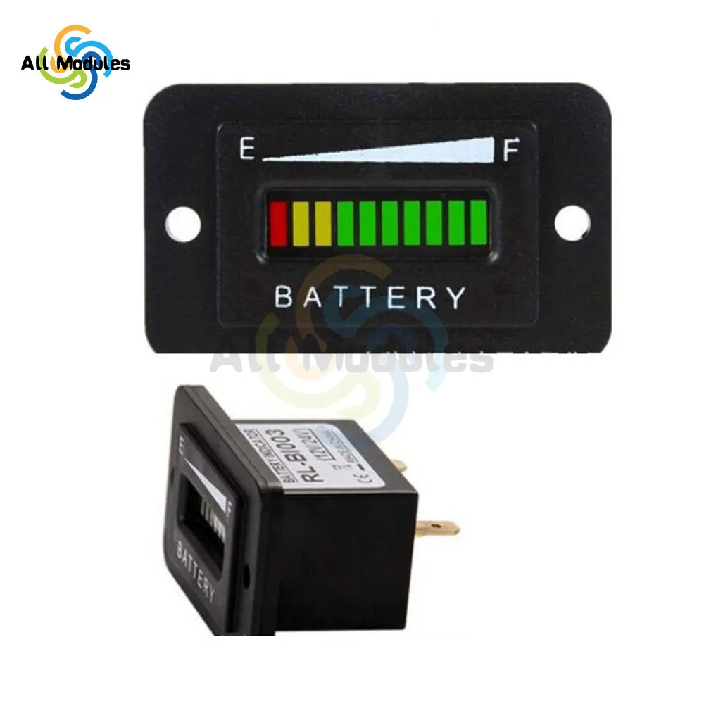 12V 24V 36V 48V Battery Meter LED Battery Voltage Display Golf Cart Battery Capacity Indicator Waterproof Battery Monitor
12V 24V 36V 48V Battery Meter LED Battery Voltage Display Golf Cart Battery Capacity Indicator Waterproof Battery Monitor