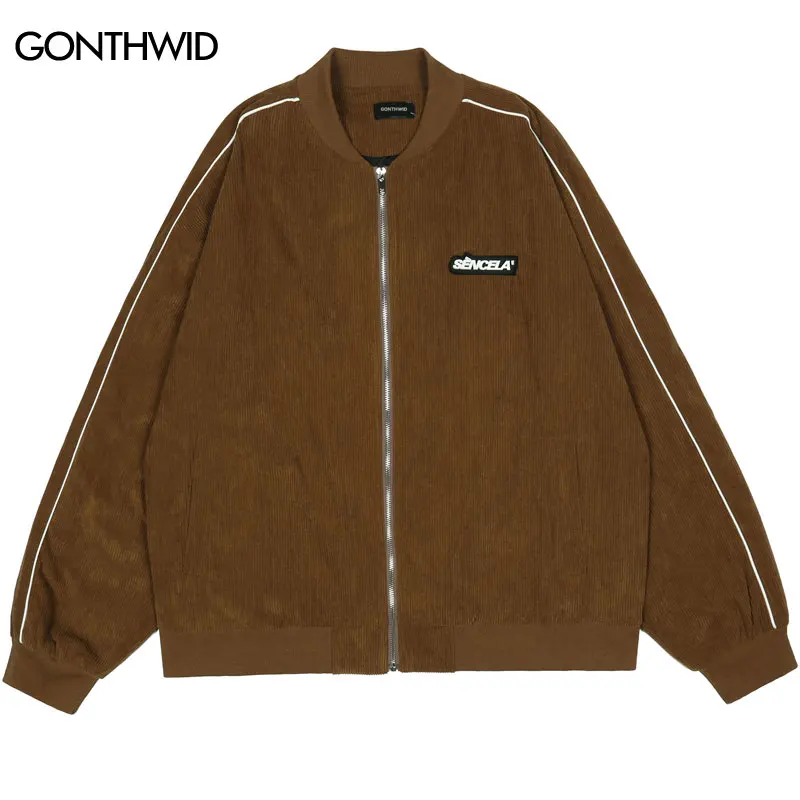 Mens Corduroy Jacket Coat Streetwear Hip Hop Vintage Casual Baseball Bomber Zipper Jacket 2022 Autumn Harajuku Fashion Coat Male
Mens Corduroy Jacket Coat Streetwear Hip Hop Vintage Casual Baseball Bomber Zipper Jacket 2022 Autumn Harajuku Fashion Coat Male