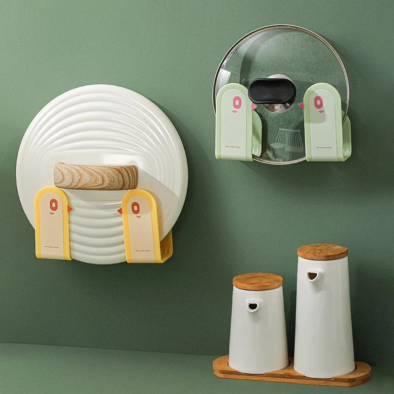 Creative Bird Pot Cover Rack Chopping Board Hole Free Universal Kitchen Wall Hanging Shelf Kitchen Gadgets Closet Organizer
Creative Bird Pot Cover Rack Chopping Board Hole Free Universal Kitchen Wall Hanging Shelf Kitchen Gadgets Closet Organizer