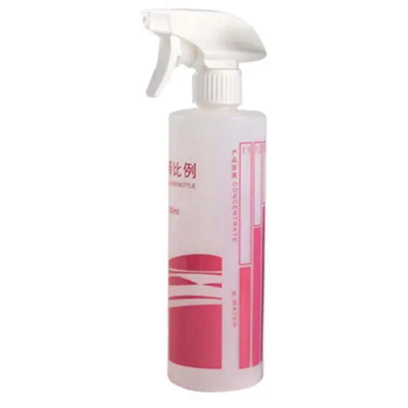 Spray Bottle 500ml with Dilution Ratio Adjustable Nozzle Plastic Refillable Leakproof Mist Sprayer for Cleaning Solution
Spray Bottle 500ml with Dilution Ratio Adjustable Nozzle Plastic Refillable Leakproof Mist Sprayer for Cleaning Solution
