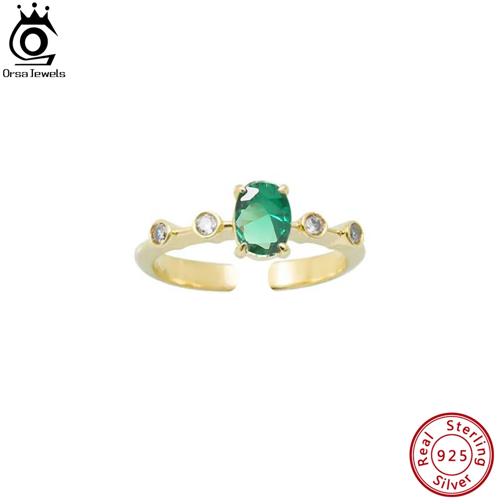 ORSA JEWELS 925 Sterling Silver Light Green Oval CZ Open Finger Ring Crown Ring for Women Anniversary Wedding Jewelry EQR54
ORSA JEWELS 925 Sterling Silver Light Green Oval CZ Open Finger Ring Crown Ring for Women Anniversary Wedding Jewelry EQR54