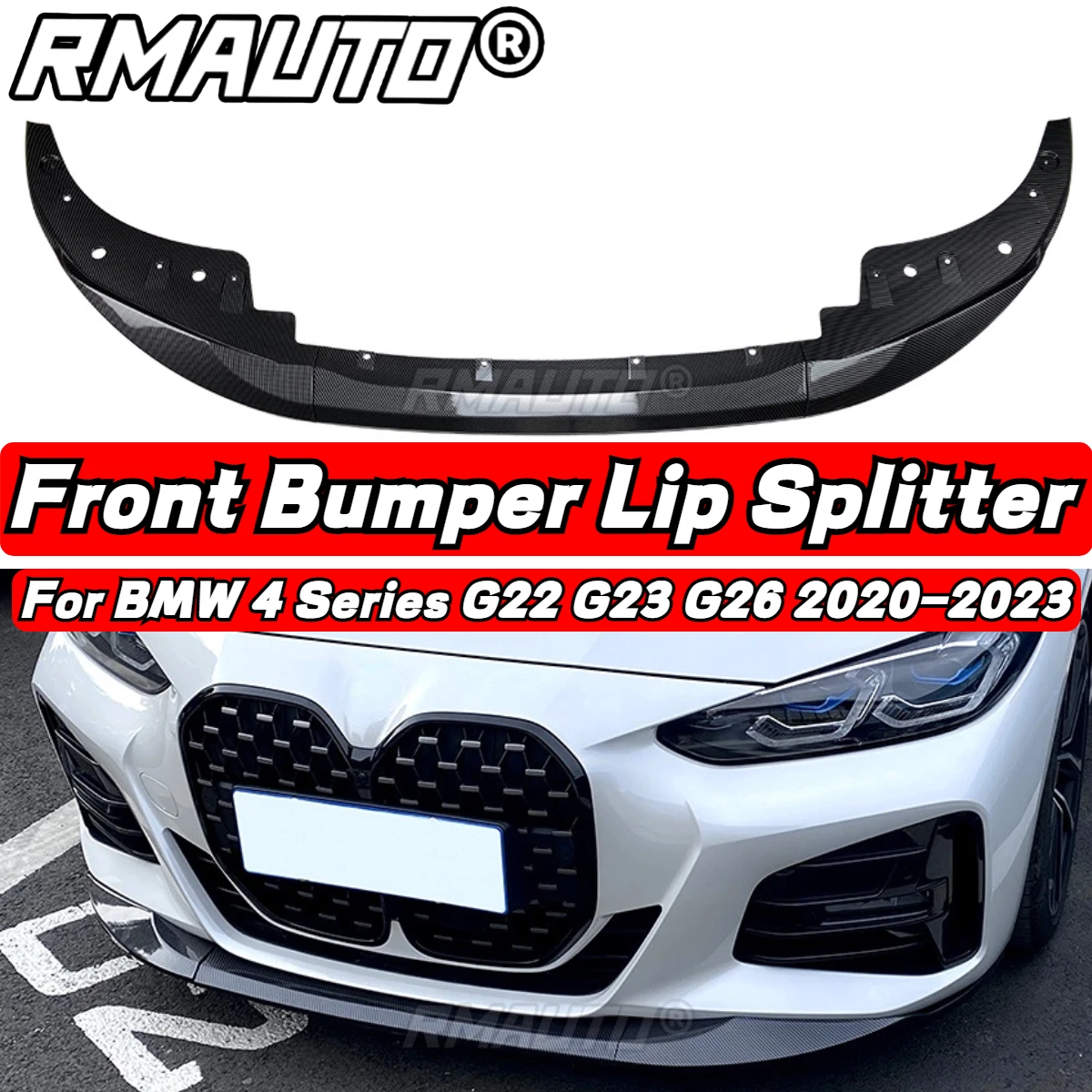 G23 Front Lip MP Style Front Bumper Splitter Diffuser Bumper Spoiler Body Kit For BMW 4 Series G22 G23 G26 2020-2023 Accessories
G23 Front Lip MP Style Front Bumper Splitter Diffuser Bumper Spoiler Body Kit For BMW 4 Series G22 G23 G26 2020-2023 Accessories