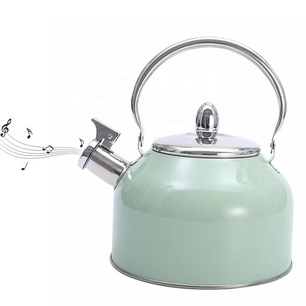 

Чайник со свистком 2,5 л, чайник из нержавеющей стали, посуда, большой объем, чайник для воды, подходит для индукционной плиты, газовая плита