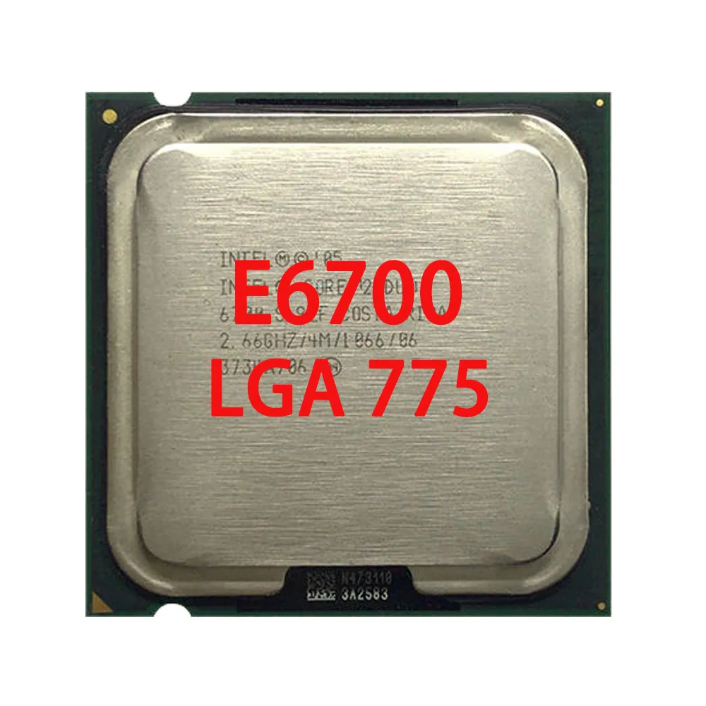 

Intel Pentium Dual-Core E6700 CPU Processor 2M 65W 3.2 GHz Dual-Core 1066 LGA 775