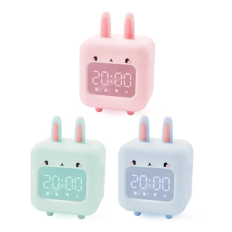 Cute Naughty Rabbit Music Digital Alarm Clock Kids Children Sleep Trainer Voice Control Countdown LED Night Light Timer
Cute Naughty Rabbit Music Digital Alarm Clock Kids Children Sleep Trainer Voice Control Countdown LED Night Light Timer