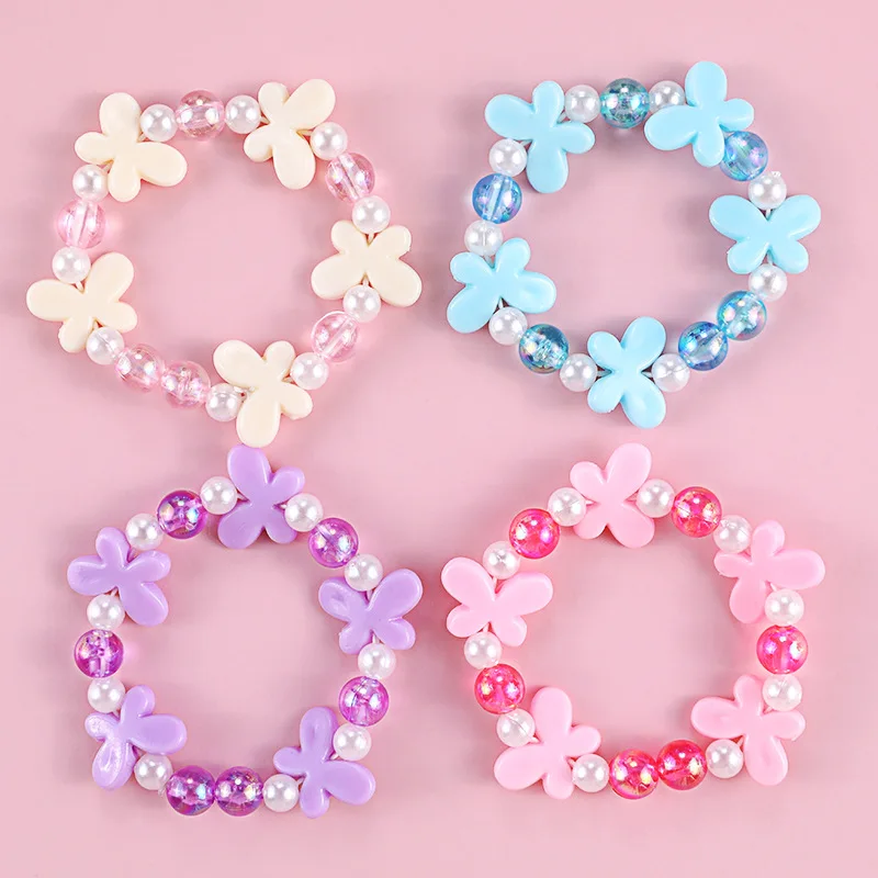 Kids Flower Bow Bracelet Girl Princess Candy Color Adjustable Rope Pendant Bead Bracelet Christmas Gift Fashion Jewelry
Kids Flower Bow Bracelet Girl Princess Candy Color Adjustable Rope Pendant Bead Bracelet Christmas Gift Fashion Jewelry