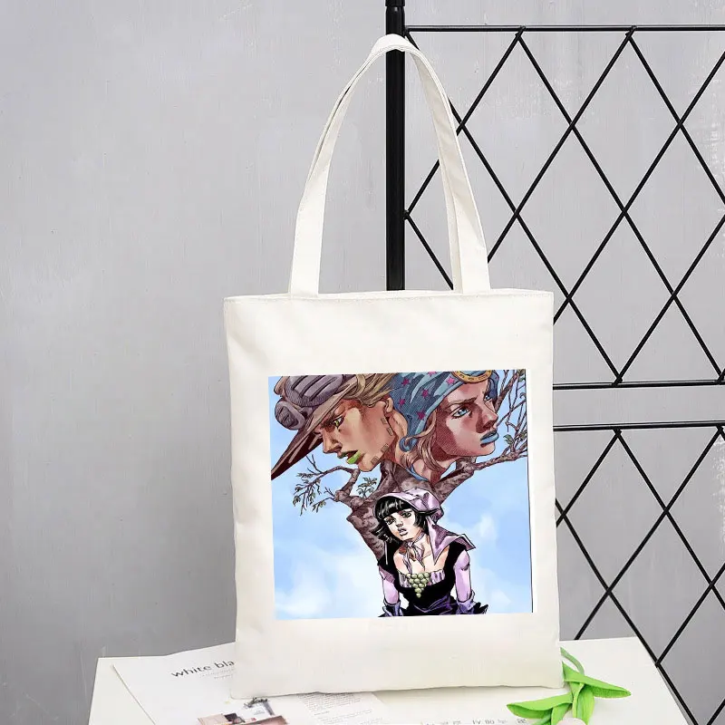 jojo Bizarre Adventure Print Shopping Bag Shopper Women Canvas Tote Bags Printing Eco Shoulder Bags Shopping Cart Grocery Bag
jojo Bizarre Adventure Print Shopping Bag Shopper Women Canvas Tote Bags Printing Eco Shoulder Bags Shopping Cart Grocery Bag