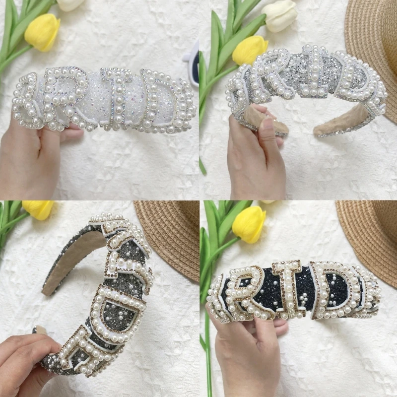 M89E жемчужина в стиле барокко Crown блестящая головная повязка Princess White Pearl Bride
M89E жемчужина в стиле барокко Crown блестящая головная повязка Princess White Pearl Bride