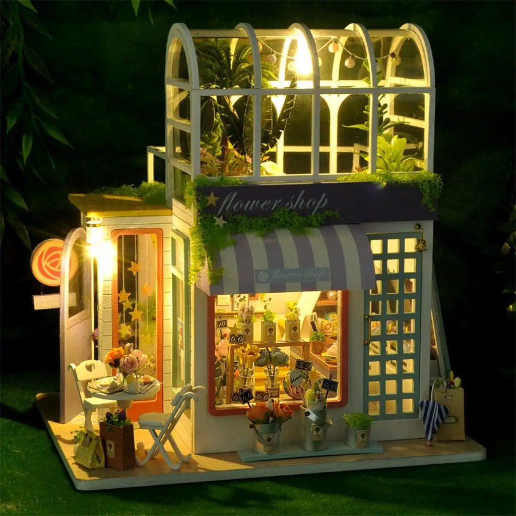 Dollhouse with Furniture Kit Doll House Creative DIY House Room for Girl Toy
Dollhouse with Furniture Kit Doll House Creative DIY House Room for Girl Toy