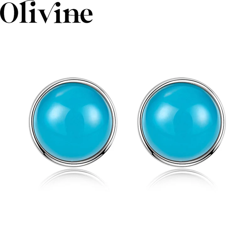 Женские серьги-гвоздики из серебра 925 пробы, с натуральным бирюзовым камнем
Женские серьги-гвоздики из серебра 925 пробы, с натуральным бирюзовым камнем