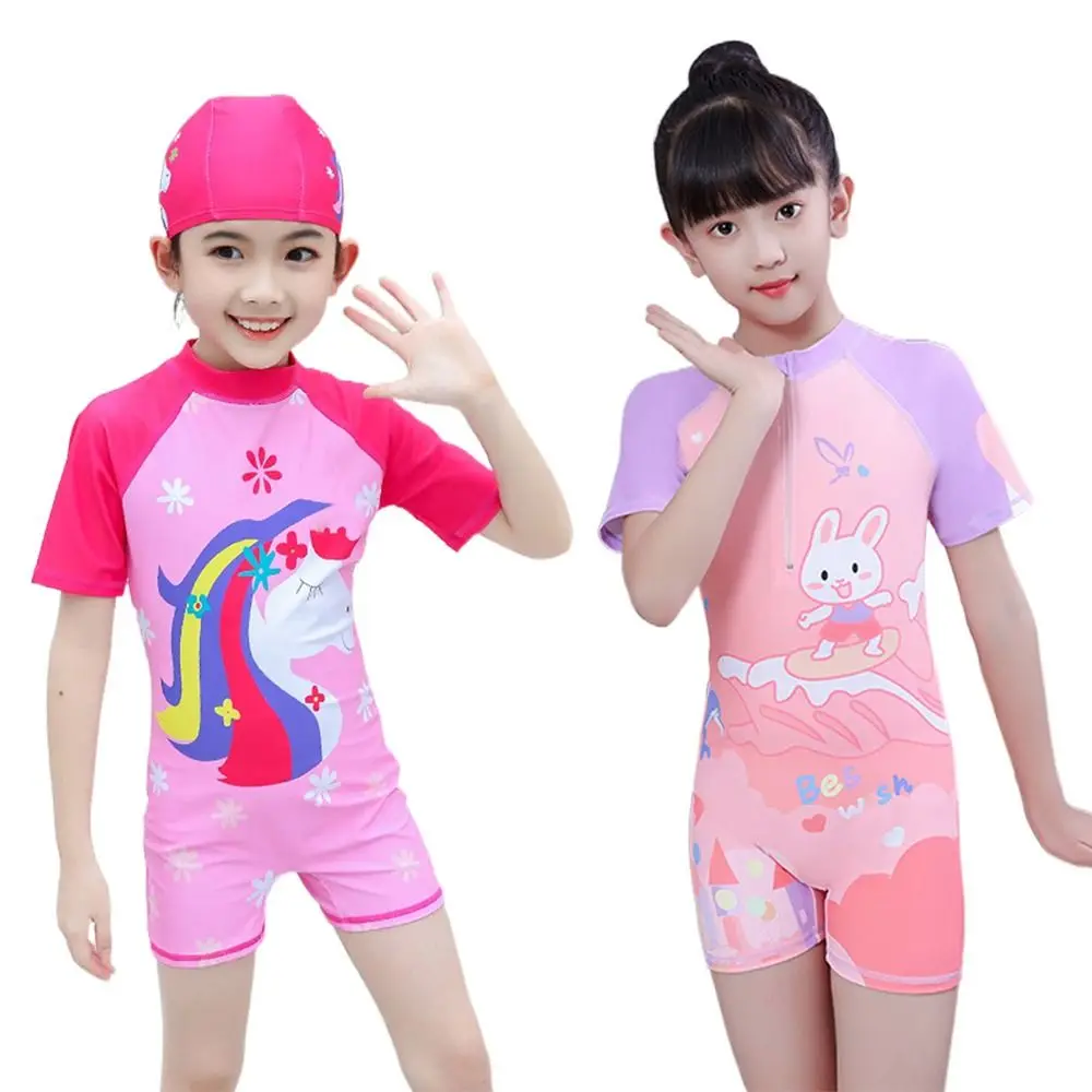 Cartoon Girls Rainbow Horse Beachwear Swimming Suits Girs Swimsuit One-Piece Swimwear Protection Swimwear
Cartoon Girls Rainbow Horse Beachwear Swimming Suits Girs Swimsuit One-Piece Swimwear Protection Swimwear