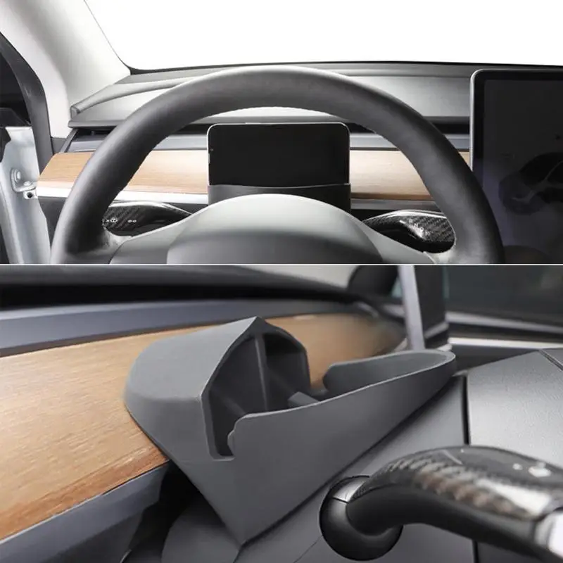 Silicone Phone Holder Mount Phone Holder Car Air Outlet Mount Clip Steering Wheel Storage Mount For Tesla Model 3/Y Accessories
Silicone Phone Holder Mount Phone Holder Car Air Outlet Mount Clip Steering Wheel Storage Mount For Tesla Model 3/Y Accessories