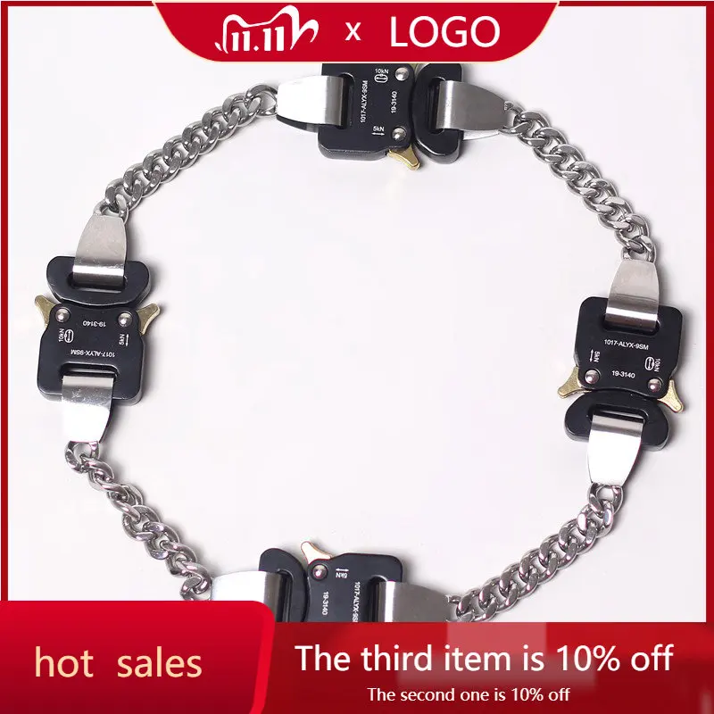 Ожерелье ALYX для мужчин и женщин, функциональное ожерелье с замком 9 см, ожерелье ALYX Metal Lock для тяжелой промышленности для пар, в стиле хип-хоп, функциональный тренд, 1017
Ожерелье ALYX для мужчин и женщин, функциональное ожерелье с замком 9 см, ожерелье ALYX Metal Lock для тяжелой промышленности для пар, в стиле хип-хоп, функциональный тренд, 1017