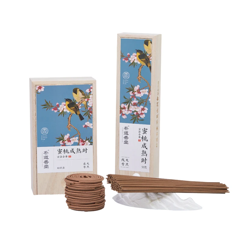 Peach Aroma Home Indoor Long-Lasting Mi Hexiang Bedroom Hotel Room Natural Fragrance Sandalwood Agarwood Incense Coil Joss-Stick
Peach Aroma Home Indoor Long-Lasting Mi Hexiang Bedroom Hotel Room Natural Fragrance Sandalwood Agarwood Incense Coil Joss-Stick