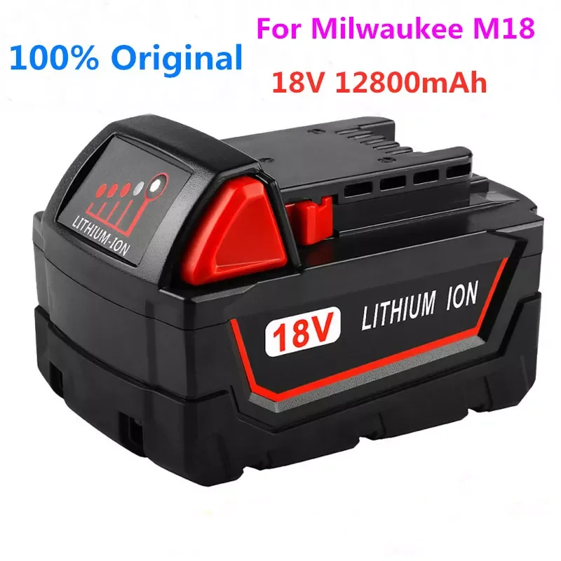 Литий-ионный аккумулятор new18V 2022% мАч для Milwaukee M18 48-11-12800 48-11-1815 1850-20 2642-21CT, аккумуляторная батарея M18, 2646 
Литий-ионный аккумулятор new18V 2022% мАч для Milwaukee M18 48-11-12800 48-11-1815 1850-20 2642-21CT, аккумуляторная батарея M18, 2646