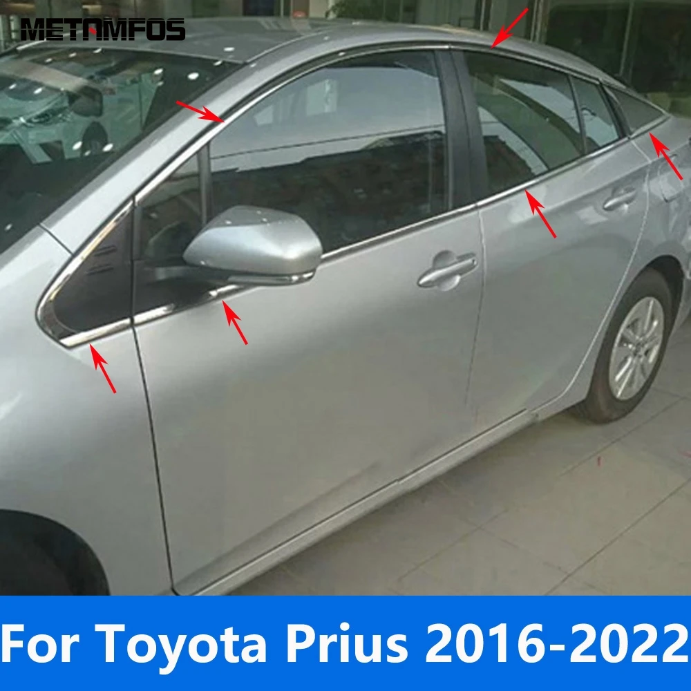 Для Toyota Prius 2016-2021 2022, Верхняя Нижняя рамка из нержавеющей стали для подоконника, Обложка, отделка, наклейка, ободок, аксессуары, Стайлинг автомобиля
Для Toyota Prius 2016-2021 2022, Верхняя Нижняя рамка из нержавеющей стали для подоконника, Обложка, отделка, наклейка, ободок, аксессуары, Стайлинг автомобиля