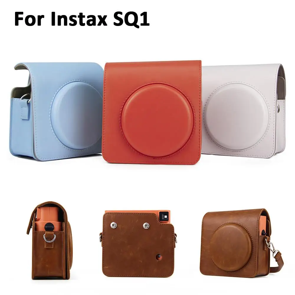 Чехол-сумка из искусственной кожи с ремешком на плечо для Fujifilm Instax SQUARE SQ1
Чехол-сумка из искусственной кожи с ремешком на плечо для Fujifilm Instax SQUARE SQ1