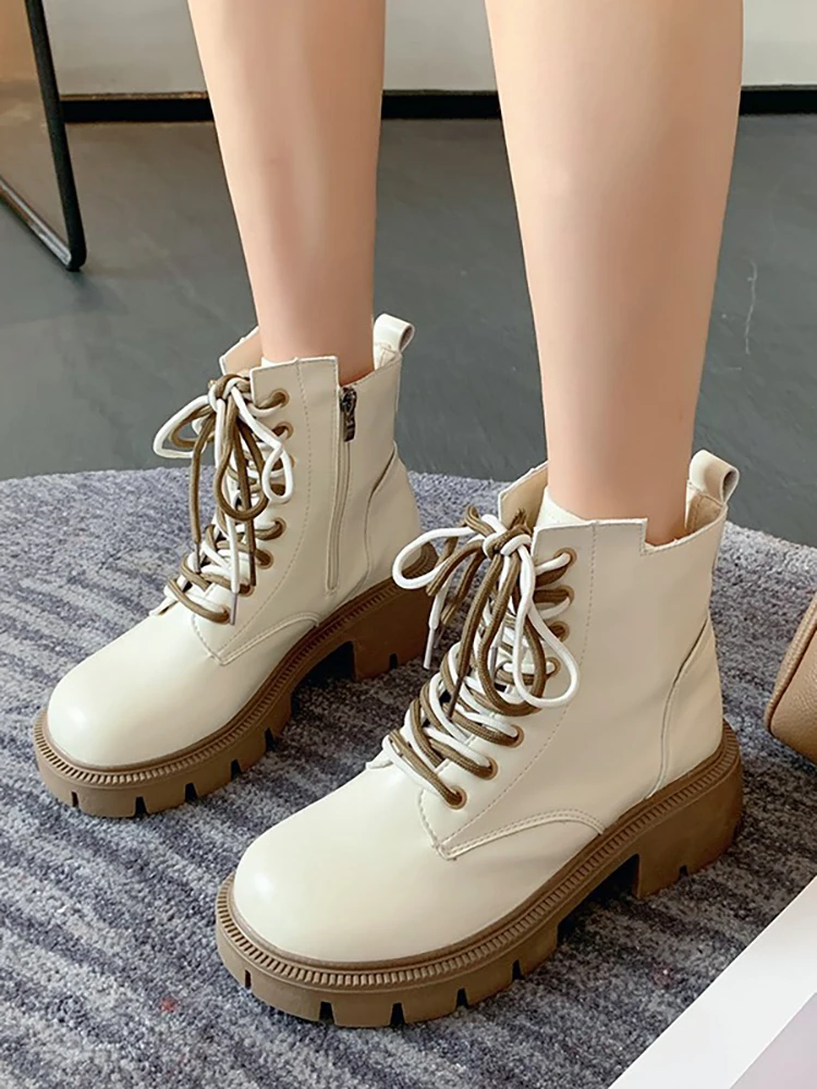 Round Toe Shoes Women's Boots Autumn Luxury Designer Boots-Women Zipper Ladies Fashion Rubber Lolita Rock 2023 Med Ankle Riding
Round Toe Shoes Women's Boots Autumn Luxury Designer Boots-Women Zipper Ladies Fashion Rubber Lolita Rock 2023 Med Ankle Riding