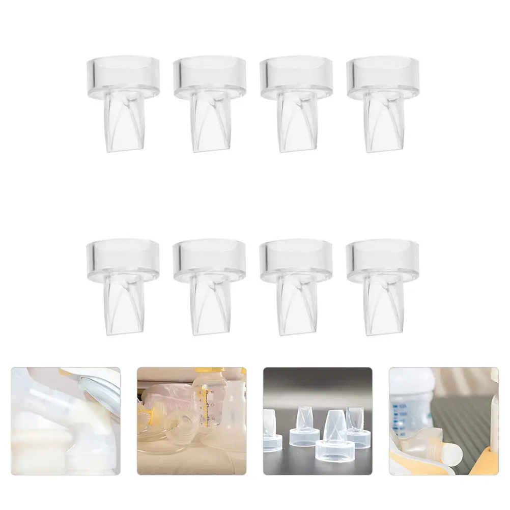 8Pcs Manual Breast Pump Accessories Silicone Reverse Duck Beak Backflow Preventers Transparent 19mm Inner Diameter
8Pcs Manual Breast Pump Accessories Silicone Reverse Duck Beak Backflow Preventers Transparent 19mm Inner Diameter