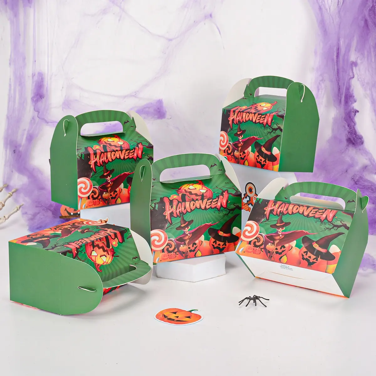 5Pcs Halloween Candy Bags Trick or Treat Party Decor Cookie Biscuits Snack Bag Gift Packaging Paper Pouch Party Favor Box
5Pcs Halloween Candy Bags Trick or Treat Party Decor Cookie Biscuits Snack Bag Gift Packaging Paper Pouch Party Favor Box