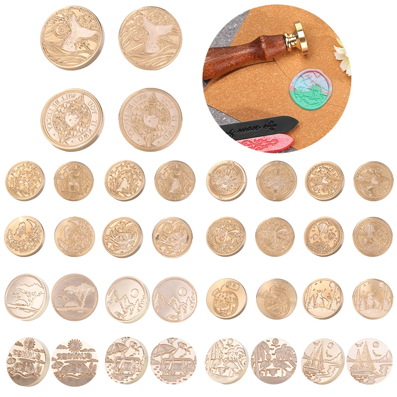 1pc Wax Seal Stamps Retro Antique Sealing Replacement Brass Head Scrap booking Craft Wedding Decorative DIY Gifts No Handle
1pc Wax Seal Stamps Retro Antique Sealing Replacement Brass Head Scrap booking Craft Wedding Decorative DIY Gifts No Handle