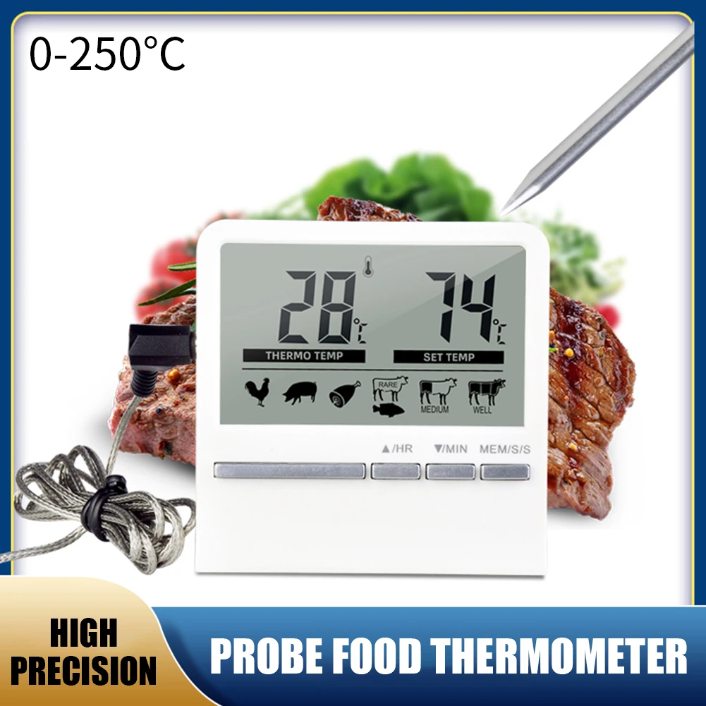 Kitchen Digital Barbecue Meat Thermometer For Oven Thermomet With Timer Meat Probe Cooking Kitchen Thermometer For Meat
Kitchen Digital Barbecue Meat Thermometer For Oven Thermomet With Timer Meat Probe Cooking Kitchen Thermometer For Meat