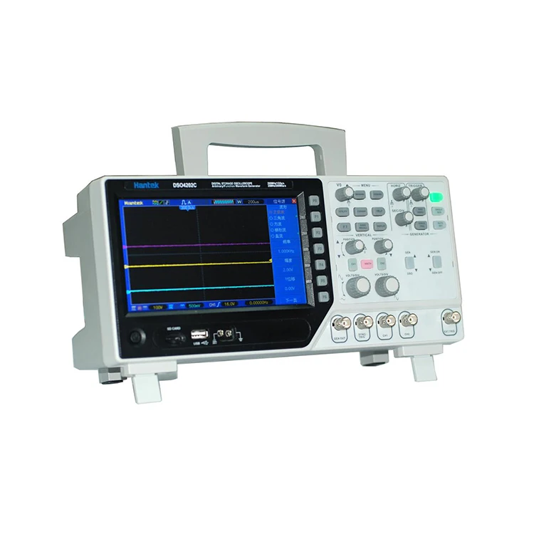 Осциллограф Hantek DSO4202C 2 канала 200 МГц USB осциллограф произвольный/функциональный генератор сигналов частота дискретизации 1 Гвыб/с
Осциллограф Hantek DSO4202C 2 канала 200 МГц USB осциллограф произвольный/функциональный генератор сигналов частота дискретизации 1 Гвыб/с