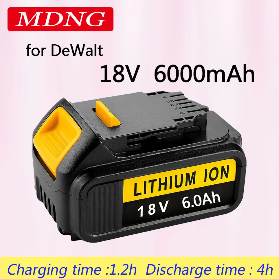100% Original For DeWalt 18V 6000mAh Rechargeable Power Tools Battery with LED Li-ion Replacement DCB205 DCB204-2 20V DCB206
100% Original For DeWalt 18V 6000mAh Rechargeable Power Tools Battery with LED Li-ion Replacement DCB205 DCB204-2 20V DCB206