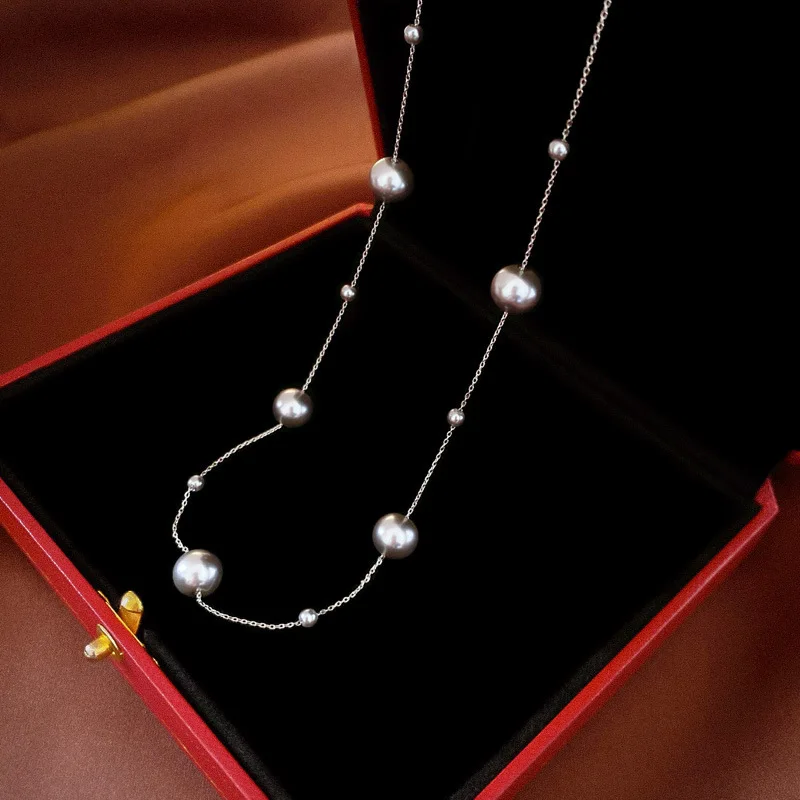 Starry Pearl Adjustable Necklace European and American Sweater Clavicle Chain Necklace Women
Starry Pearl Adjustable Necklace European and American Sweater Clavicle Chain Necklace Women