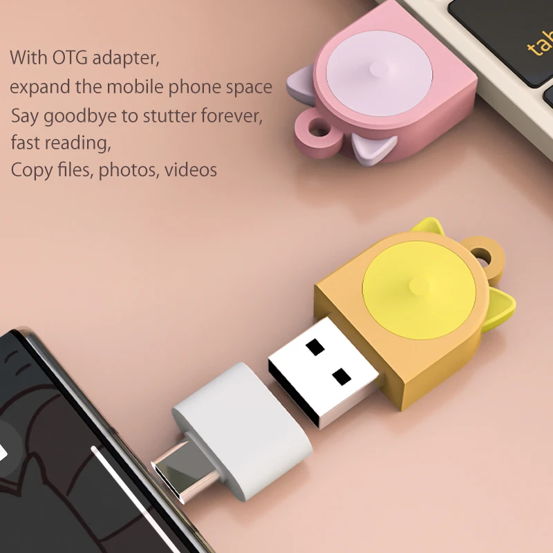 U&H Cartoon USB Flash Drive 64GB Cute Pen Drive 16GB 32GB 128GB Pink Pendrive USB3.0 Free Key Chain Memory Stick Wedding gifts
U&H Cartoon USB Flash Drive 64GB Cute Pen Drive 16GB 32GB 128GB Pink Pendrive USB3.0 Free Key Chain Memory Stick Wedding gifts