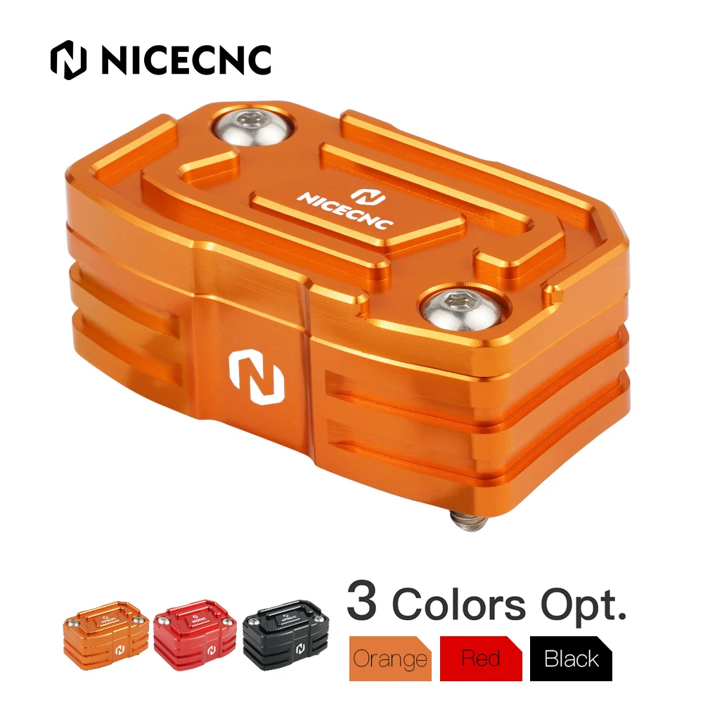 

NICECNC Motocross Clutch Reservoir Large Volume Cup Cover For KTM 250 300 EXC XC XCW XCF XCFW SX Six Days TPI 2006-2023 Orange
