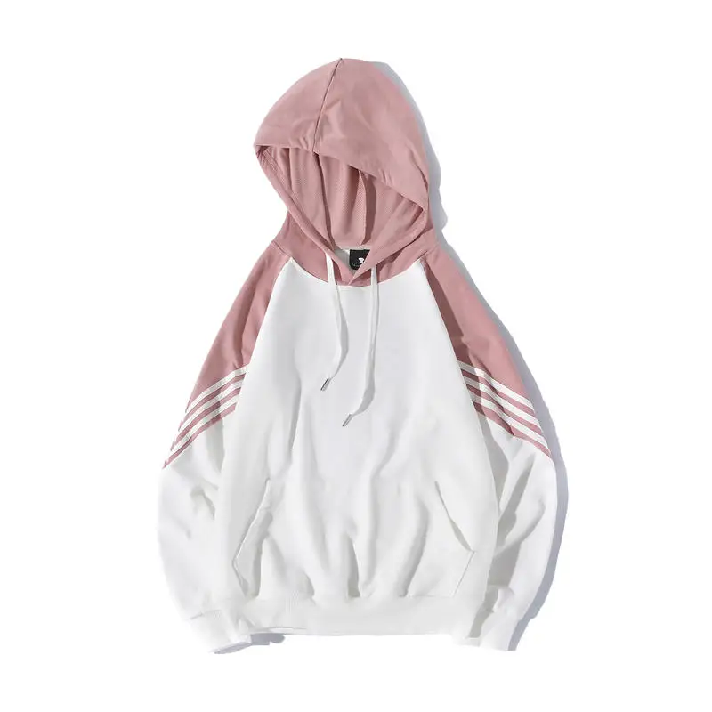 customized LOGO spring and autumn Korean young thin men's stitching long sleeve drawstring pullover women hooded sweatshirt top
customized LOGO spring and autumn Korean young thin men's stitching long sleeve drawstring pullover women hooded sweatshirt top