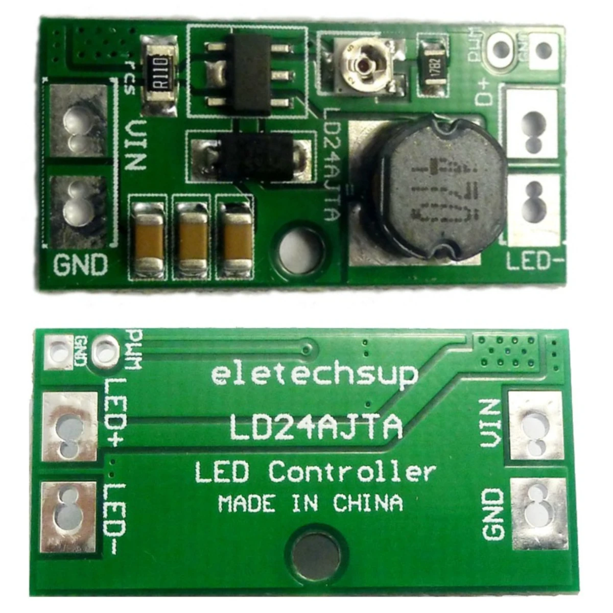 LD24AJTA 5PCS DC 6-24V 30-900mA Adjustable LED Driver PWM Controller DC-DC Step-down Constant Current Converter
LD24AJTA 5PCS DC 6-24V 30-900mA Adjustable LED Driver PWM Controller DC-DC Step-down Constant Current Converter