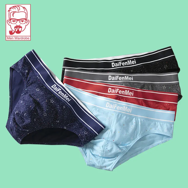 New Men's Panties Pure Cotton Personality Print 3D Tide Men's Briefs Sexy Cotton Shorts Breathable Men's Underwear Triangle Pant
New Men's Panties Pure Cotton Personality Print 3D Tide Men's Briefs Sexy Cotton Shorts Breathable Men's Underwear Triangle Pant